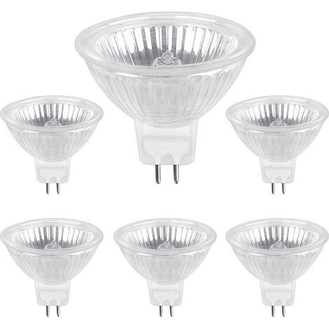 Ampoule Halogene GU5.3 35W 12V, 400lm Blanc Chaud 2700K Dimmable, Ampoule Spot Halogène MR16, pack de 6 (1/5)