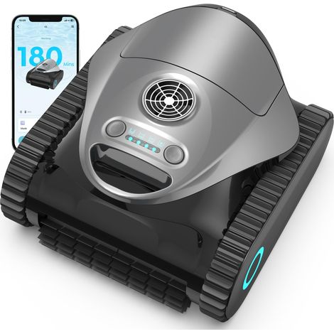 Robot de Piscine Fond et Parois, Ligne d'eau, 180 Min, App (1/5)