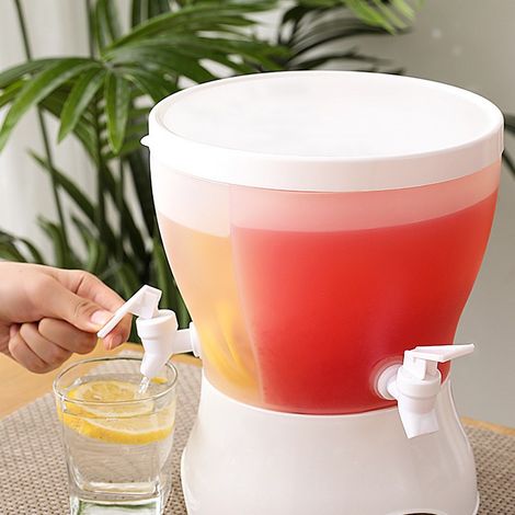 Carafe d'Eau Froide Grande Capacité avec Séparateur Intégré, Bouteille Isotherme Réfrigérée pour Maison, Compatible Réfrigérateur, Idéale pour Boissons Fraîches et Infusions-lsw (1/4)
