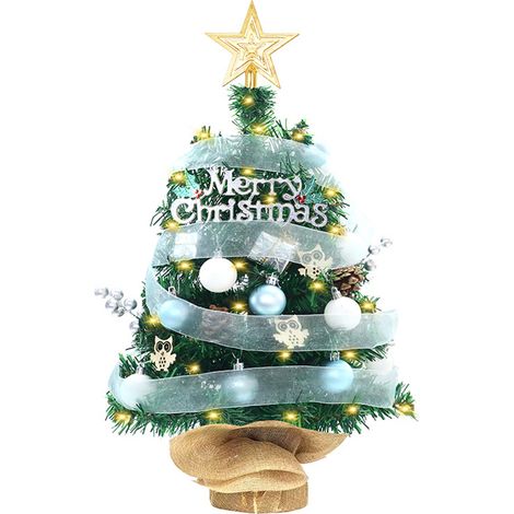 Sapin de Noël lumineux - Sapin de Noël de 45 cm (Version lumineuse) (1/2)