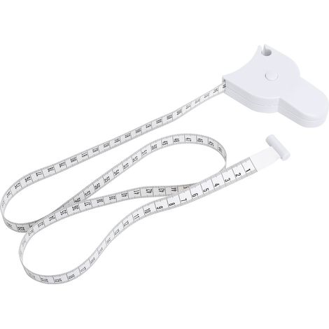 Mètre ruban double face pour corps, taille, hanches, jambes, rétractable, précis, en cm, marquage tête double échelle (1/5)