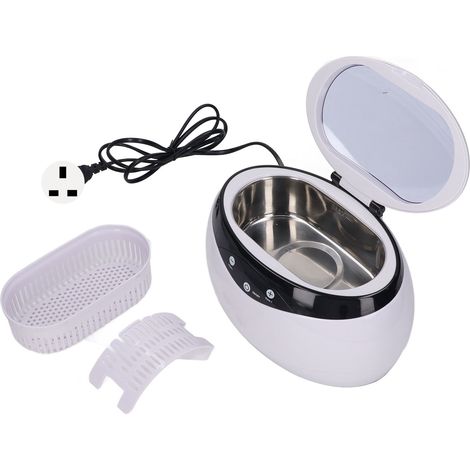 Nettoyeur ultrasonique 650ml 40KHZ pour bijoux, montres, rapide et portable, prise UK AC200‑240V 50HZ (1/5)