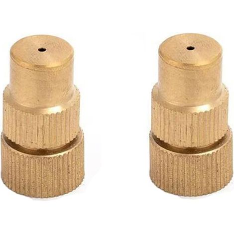 Lot de 2 buses réglables en laiton pour pulvérisateur agricole (ouverture 1,5 mm) avec joint – Haute pression (1/5)