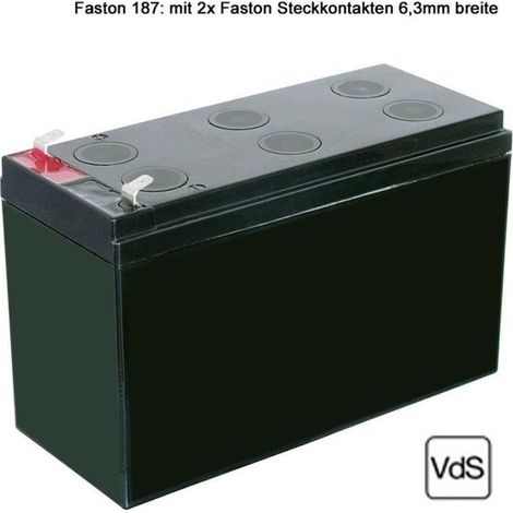 APC RBC17 Batterie RBC2 comme une réplique de la batterie AccuCell avec 12 volts et 7,2 Ah