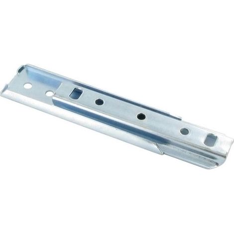 Glissière de dosseret de lit – Acier zingué blanc – Garniture 2 mâles + 2 femelles – Vendu à l'unité – Serfa