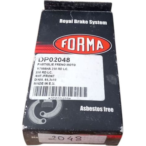 Pastigle freno moto per yamaha 250/350 rd lc, (1/4)