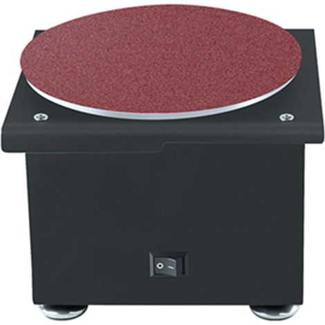 Petite ponceuse à disque de table électrique affineur 7 vitesses variables 10 disques abrasifs meuleuse polisseuse pour bois métal acrylique pierre (1/4)