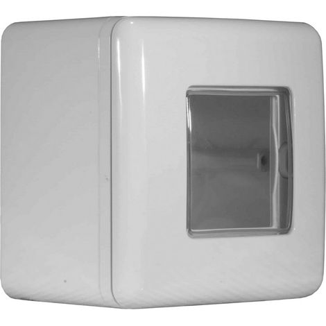 SCATOLA DA ESTERNO 'UNIVERSALE' 2 posti - mm 96 x 96 x 73 grigio