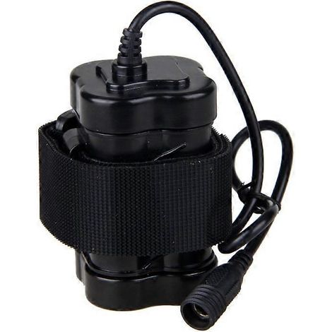 Batterie rechargeable 8,4 V 12 000 mAh (4 batteries 18650) pour lampe frontale de vélo. (1/5)