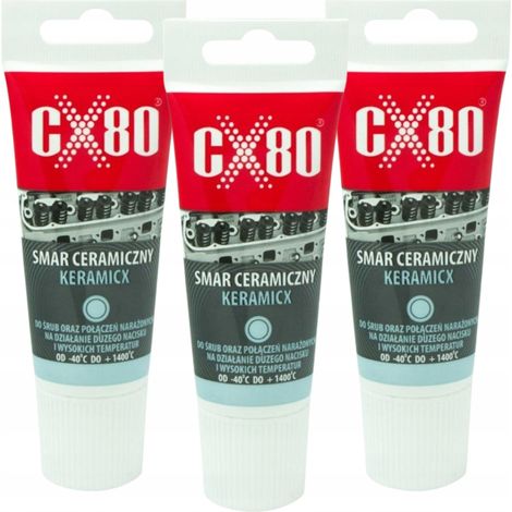 Grasa cerámica CX80 KERAMICX para frenos de escape - Industrial 40 g x 3 unidades