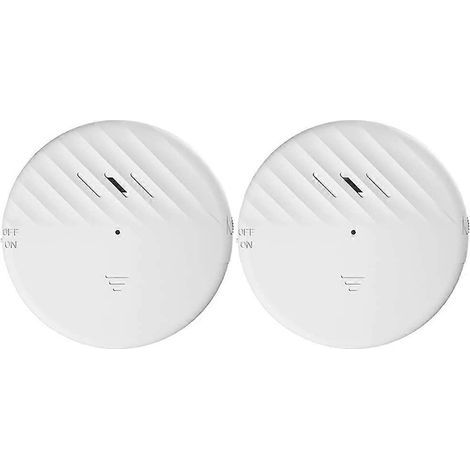 Détecteur de bris de verre, alarme de fenêtre avec alarme de 125 dB, alarme à capteur de vibration du verre pour votre maison, bureau (2 pièces) (1/5)