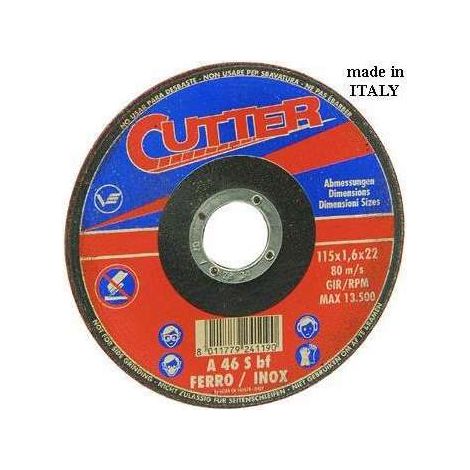 Mola abrasiva Vigor Special per Acciaio 115 x 1,6 x 22 (1/3)