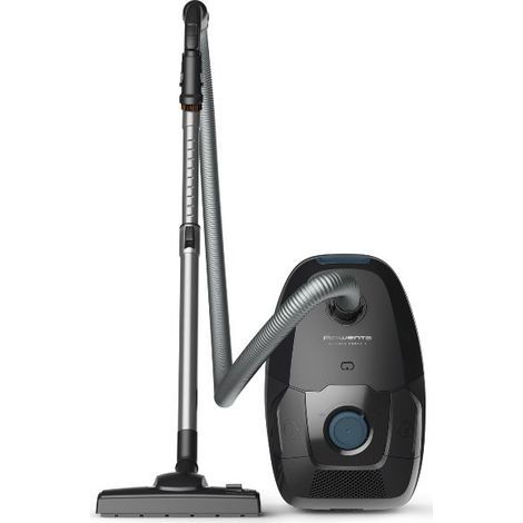 Aspirateur Sac Silence Force 7 - 900 W Max - 69 Db(a) - Sac 4,5 L - Rayon 12 M - Noir & Bleu - Gpe Seb France - Rowenta (1/5)