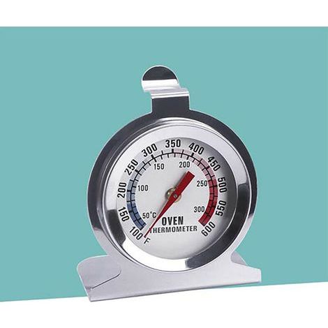 Ofenthermometer aus Edelstahl, hitzebeständig, zum Kochen, Grillen und Backen. Nadelthermometer 50–300 °C. (1/5)