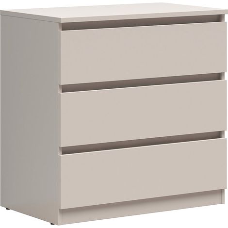 Kommode Edwin mit 3 Schubladen, Kaschmir, 75cm (1/5)