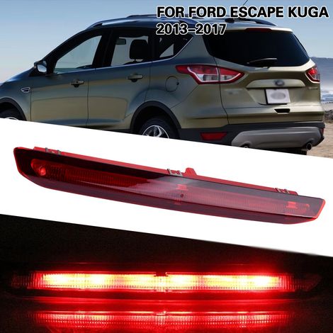 Feu stop surélevé LED pour Ford Kuga Escape 2013-2017, 3ème feu arrière de frein, référence CJ5Z-13A613-B / CT5413A601AC, feu de signalisation arrière(2pcs) (1/5)