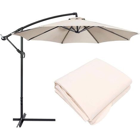 Mètre 8 Bras Parasol Remplacement Couvre Jardin Auvent Remplacement Parasol Couverture Auvent Seul Parasol Remplacement Couvre (1/5)