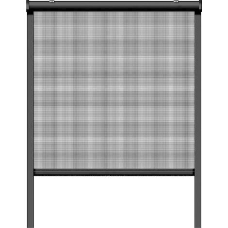 Mosquitera enrollable, antracita, 160 x 160 cm