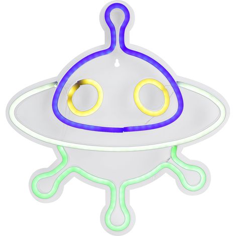 lumineuse extraterrestre lampe néon LED alimentée par USB