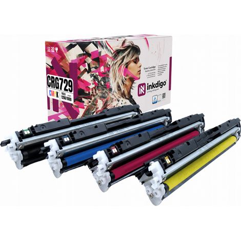 Inkdigo Toner CRG729 kompatibel mit Canon i-Sensys LBP7010C LBP7018C TÜV-zertifiziert (1/5)
