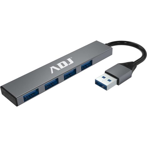 Hub Usb 3.2 4Porte Tetra Gy Compatibile Usb1.1/2.0 Notebook Adj