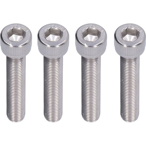 4 vis à tête hexagonale creuse en acier inoxydable A2, pas fin de 1,25 mm, M10x55 (1/5)