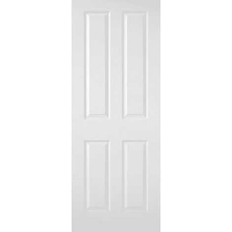 4 Panel Textured Semi Solid Door 533mm x 1981mm x 35mm