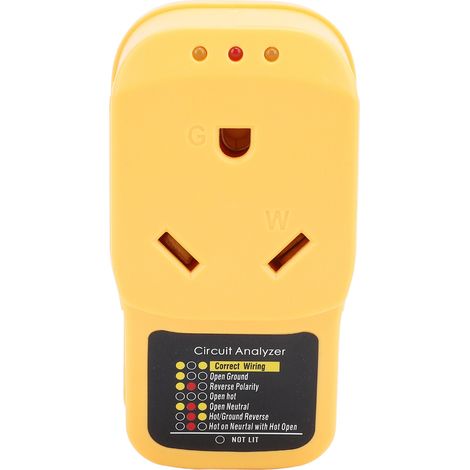 Überspannungsschutz für Wohnmobile, 30-Ampere-Stecker auf 30-Ampere-Buchse-Adapter, Stromkreisanalysator mit LED-Anzeige für AC125V-Anhänger. (1/5)