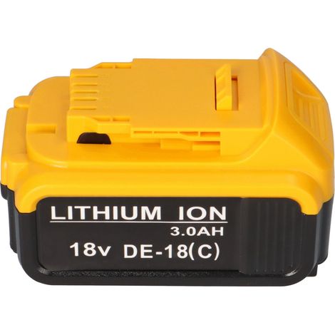 vhbw Akku kompatibel mit Dewalt DCC018N-XJ, DCD708, CL3.C18S, DCC018N, D25303DH, DCD708D2T, D25303DH-XJ Werkzeug (3000 mAh, Li-Ion, 18 V) (1/5)