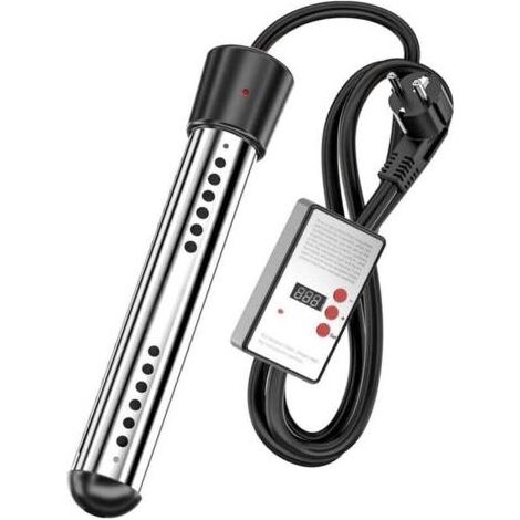 Chauffe-eau submersible électrique 3000w piscine chauffage rapide tige de chauffage intelligent 121225cm (1/2)