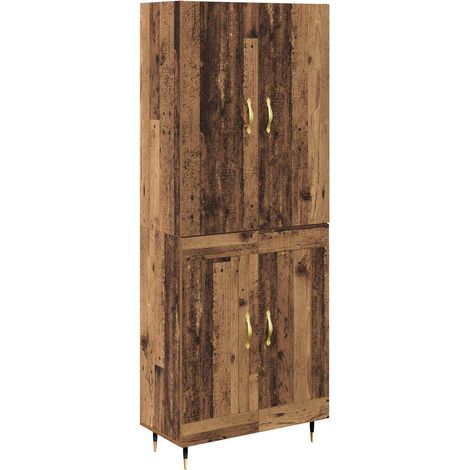 Maison Exclusive - Credenza Legno vecchio 69,5 x 34 x 180 cm Legno multistrato