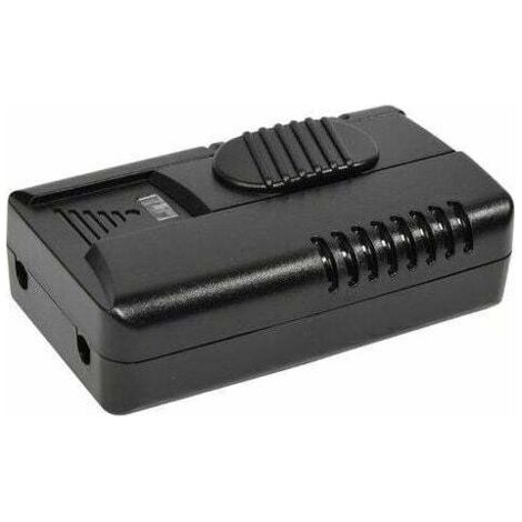 Variateur à pied noir 150 W 230 V – Compatible LED – Protection par fusible 1,6 A – Installation facile sur prise standard (1/5)