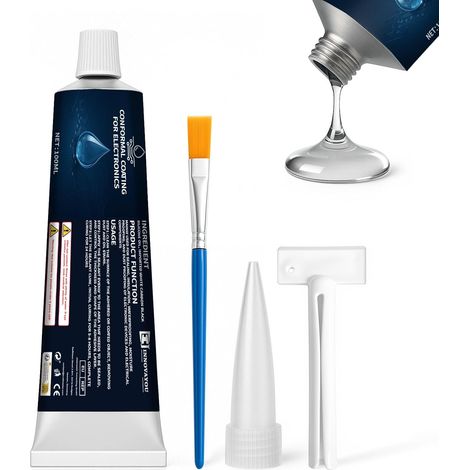 100 ml Vernis de protection pour l'électronique isolant,transparent Étanche à l'eau, à la poussière et à l'humidité, pour une protection fiable des composants électroniques