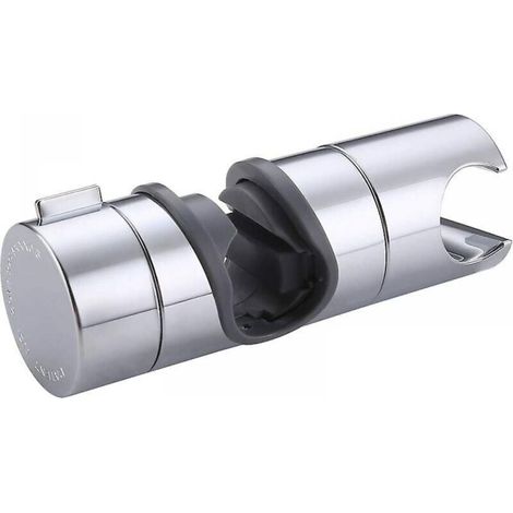Support de douche 18-25 mm de diamètre, support de douchette à main, accessoires de salle de bain, colonne de douche réglable, support de pomme de douche de remplacement, ABS chromé (1/5)