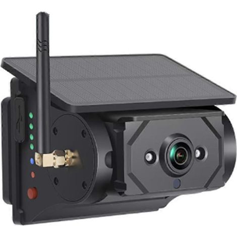 Caméra de recul solaire sans fil avec application Wi-Fi pour téléphones portables Android et iOS, compatible avec les caravanes, remorques et vans à chevaux.