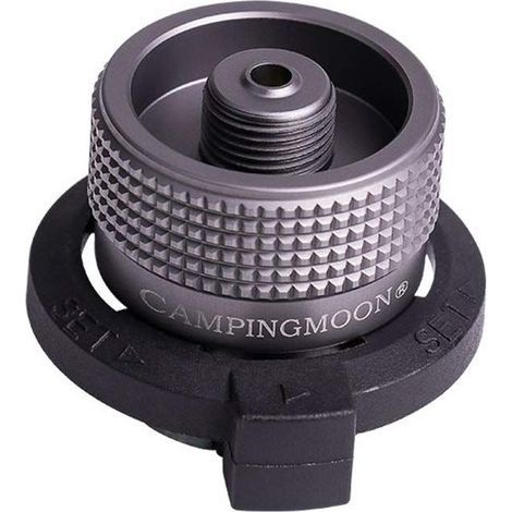 Adaptateur de conversion verrouillable, pour type de bouteille de buse/cartouche de gaz butane/bidon à visser type gaz/bidon de valve Lindal (Z11) (1/5)