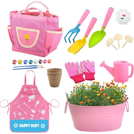 Outils de Jardin pour - Pot à Fleurs Arrosoir Râteau (1/5)