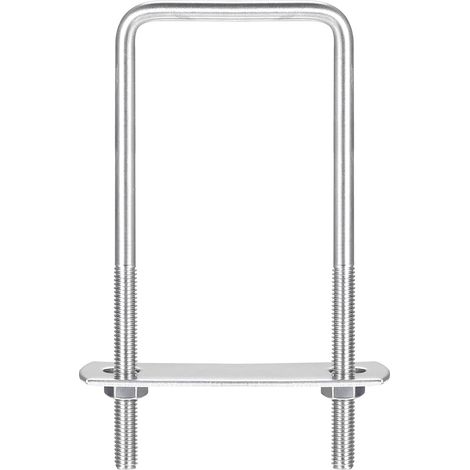 pièces U-Bolzen M6 x 51mm 120mm U-Bügel U-Schrauben Quadratische Bügelschraube 304 Edelstahl (1/5)
