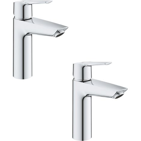 GROHE Mitigeur lavabo Start 2021 avec vidage Push-Open chrome taille M