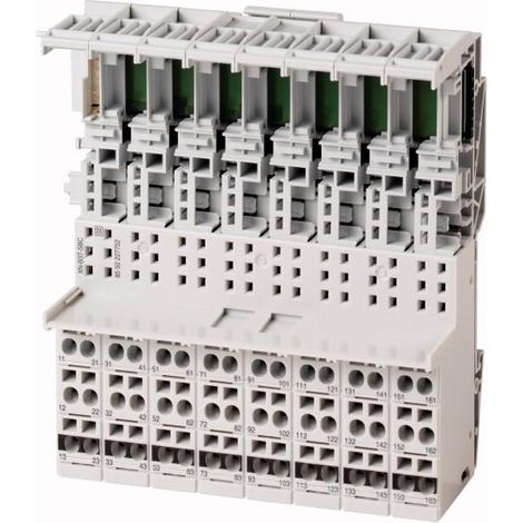 Module de base bloc XI/ON ressort 3 zones de raccordement accès à la barre C 000140134 EATON XN B3T SBC