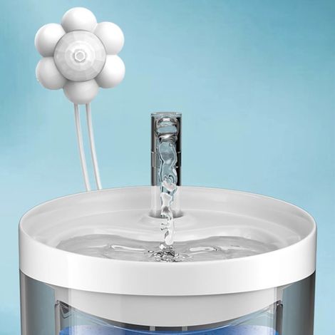 Fontaine à eau pour chat avec capteur, silencieuse et économique, distributeur d'eau automatique pour animaux de compagnie-AquaForge (1/5)