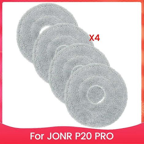 Mopp-Pad-Set für JONR P20 PRO Ersatzteile, Mikrofaser-Mopptücher, Haushaltsreinigungs-Ersatzteile, 4 Stück (1/5)