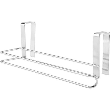 Porte Rouleau de Cuisine en Acier Inoxydable Porte Sopalin Support Essuie Tout sans Perçage Derouleur Essuie Tout Mural Acier INOX à Suspendre sur Porte de Tiroir Placard (1/5)