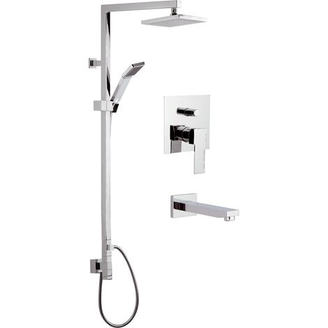 Set doccia completo quadro moderno - serie wellness qubika (1/3)
