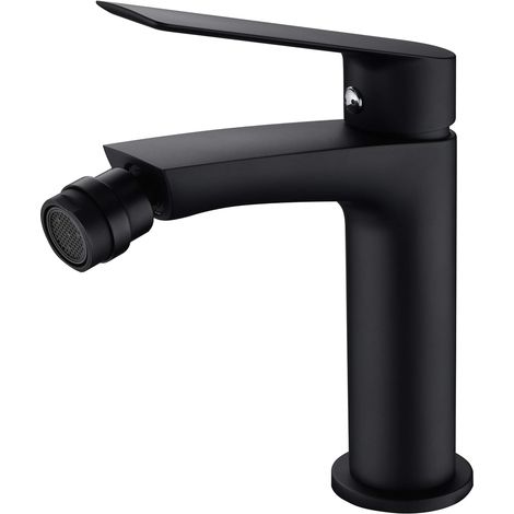 IMEX - grifo monomando bidé negro serie luxor (1/5)