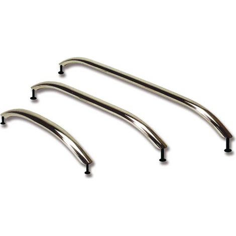 Maniglia acciaio inox aisi 316 lucido cm 55 con perni (1/2)