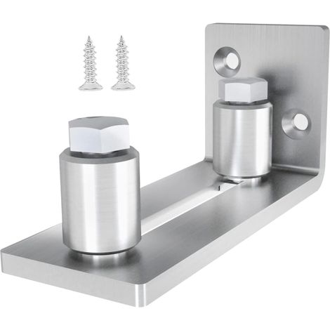 Guide de sol pour porte de grange coulissante inox, réglable (1/5)
