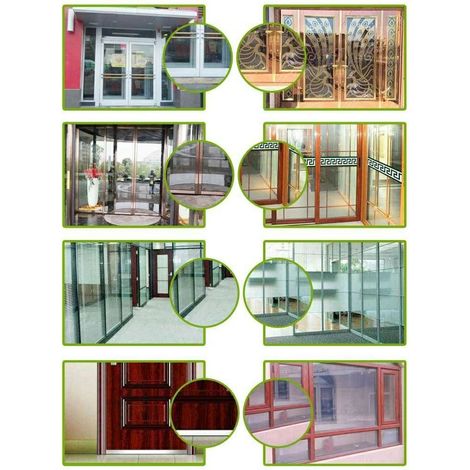 Transparente, selbstklebende Türdichtung, schalldicht, wasserdicht, Zugluftstopper für Haustüren, Fenster, Schlösser, Dichtungsstreifen (1/5)