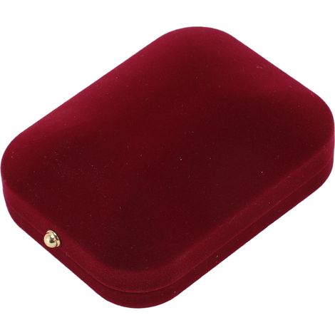 Boîte à bijoux en velours, élégante et raffinée, idéale pour les voyages, les fiançailles, les mariages et les anniversaires. Coffret à pendentifs. (1/5)
