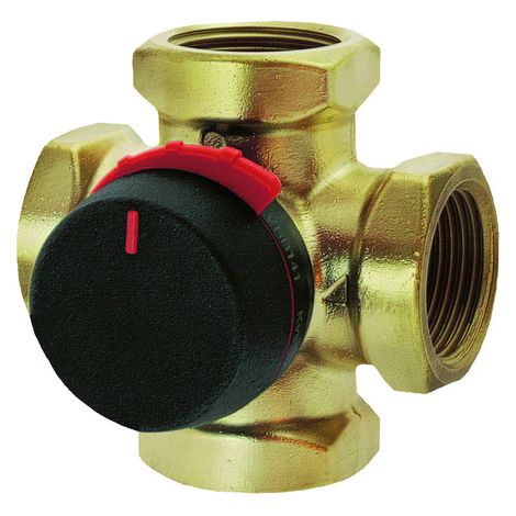 4-Wege-Ventil aus Messing 3/4" DN20 - Weibliche Verbindung - Esbe